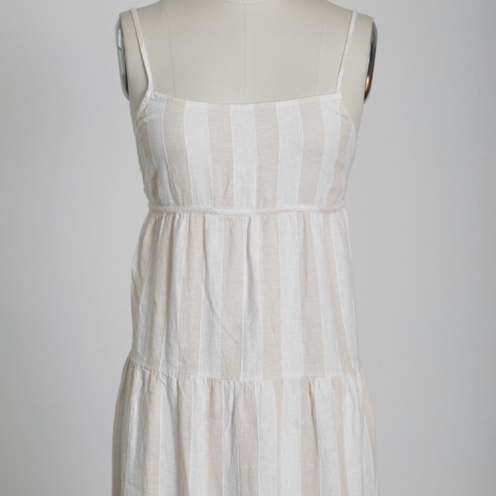 Anthropologie Cloth & Stone backless linen dress - Picture 5 of 9